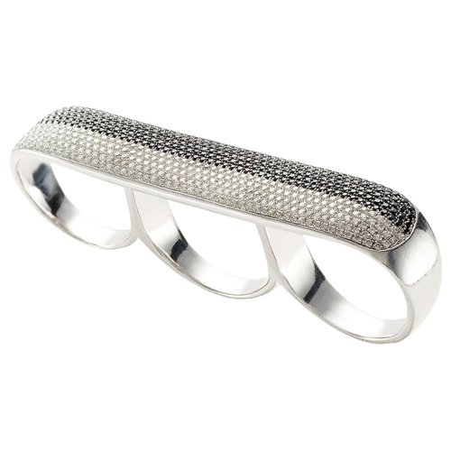 Pre-owned As29 White Gold Ring In Metallic