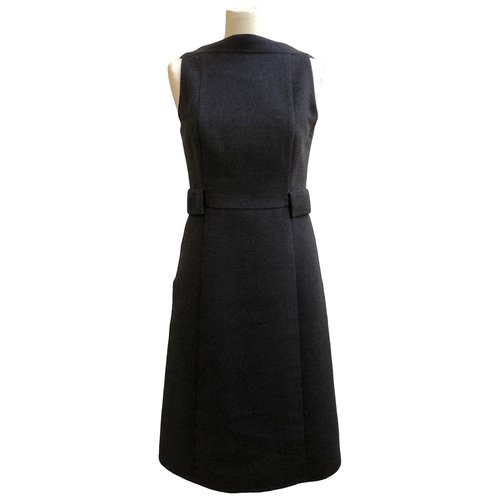 Pre-owned Akris Cashmere Mid-length Dress In Grey
