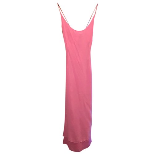 Pre-owned Victoria Maxi Dress In Pink