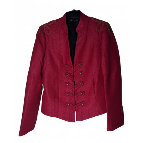 Pre-owned Zadig & Voltaire Wool Blazer In Red