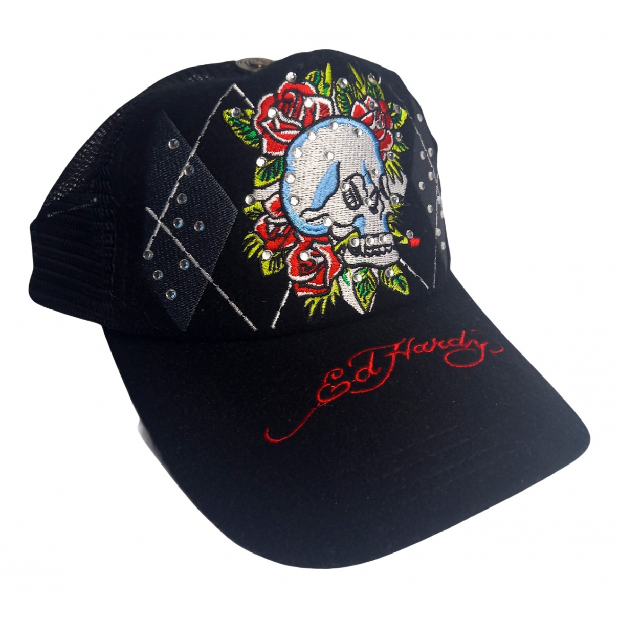 Pre-owned Ed Hardy Hat In Black | ModeSens