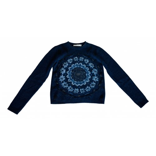 Pre-owned Dior Cashmere Jumper In Navy