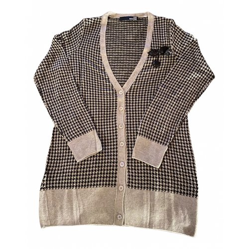 Pre-owned Moschino Love Cardigan In Grey
