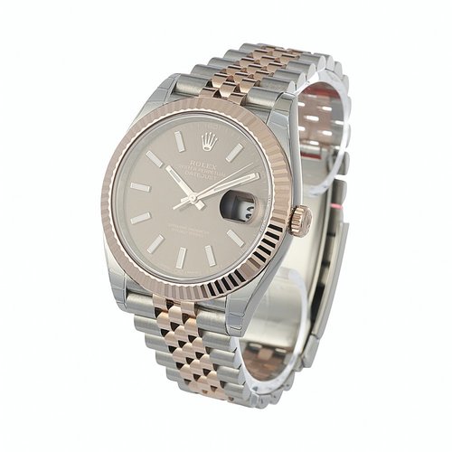 Pre-owned Rolex Datejust Watch In Brown