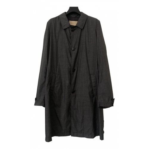 Pre-owned Eres Trench Coat In Anthracite