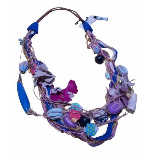 Pre-owned Patrizia Pepe Necklace In Blue