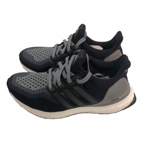 Pre-owned Adidas Originals Ultraboost Cloth Trainers In Black