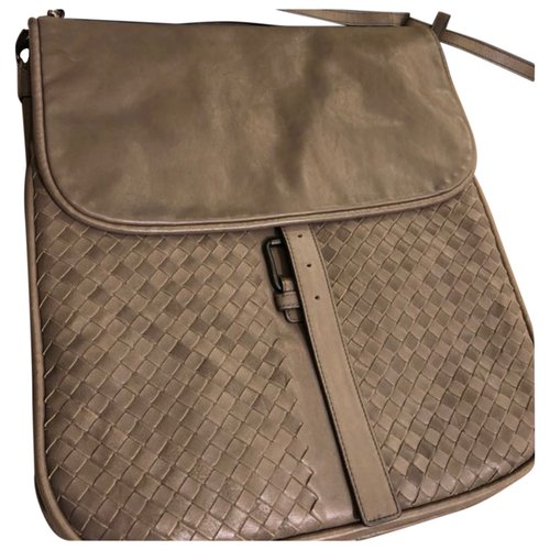 Pre-owned Bottega Veneta Leather Bag In Grey