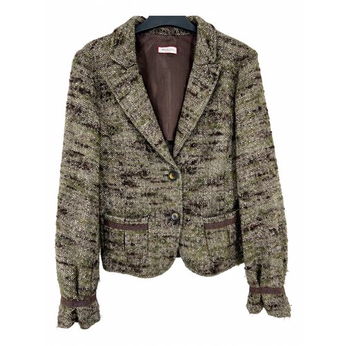 Pre-owned Max & Co Wool Jacket In Khaki