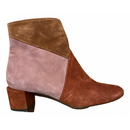 Pre-owned Vanessa Bruno Ankle Boots In Brown