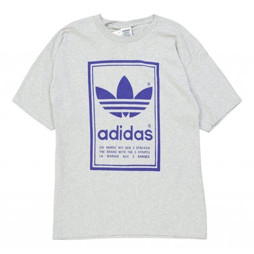 Pre-owned Adidas Originals T-shirt In Grey