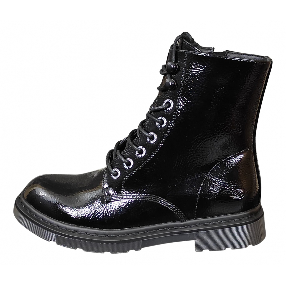 Pre-owned Dockers Biker Boots In Black 