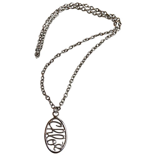 Pre-owned Chloé Necklace In Silver