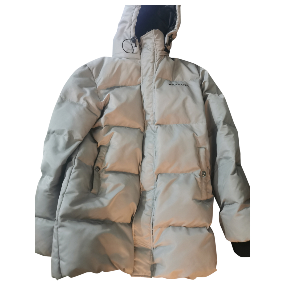 Pre-owned Daily Paper Puffer In Grey 