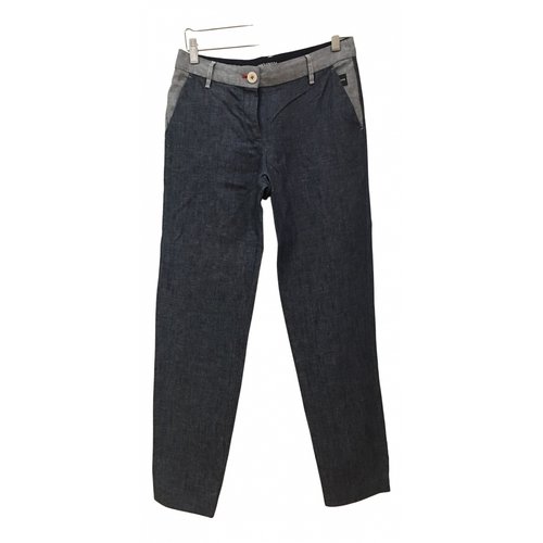 Pre-owned Emporio Armani Boyfriend Jeans In Grey