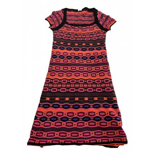 Pre-owned M Missoni Mid-length Dress In Orange