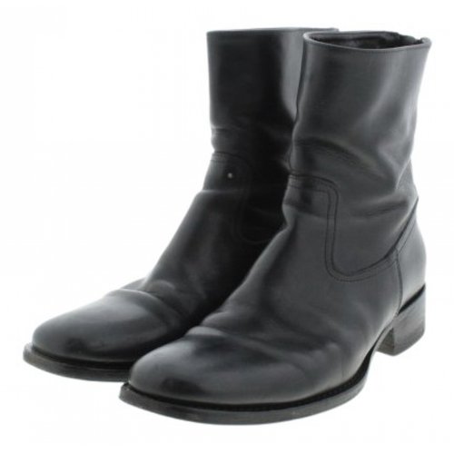 Pre-owned Buttero Leather Boots In Black | ModeSens