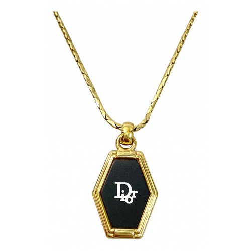 Pre-owned Dior Necklace In Black