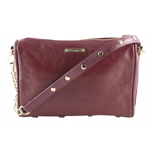 Pre-owned Rebecca Minkoff Leather Bag In Purple