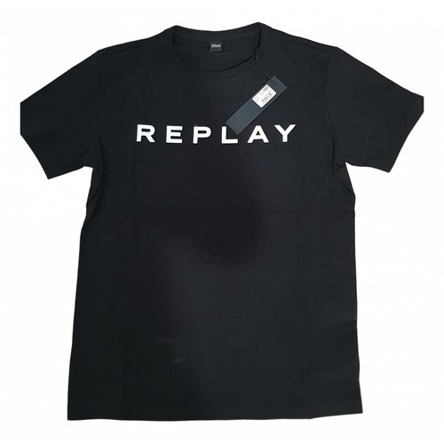Pre-owned Replay T-shirt In Black