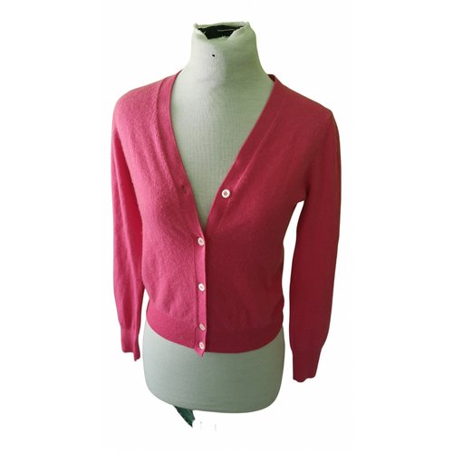 Pre-owned Prada Cashmere Cardigan In Pink