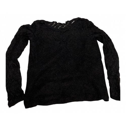 Pre-owned Sézane Wool Jumper In Black