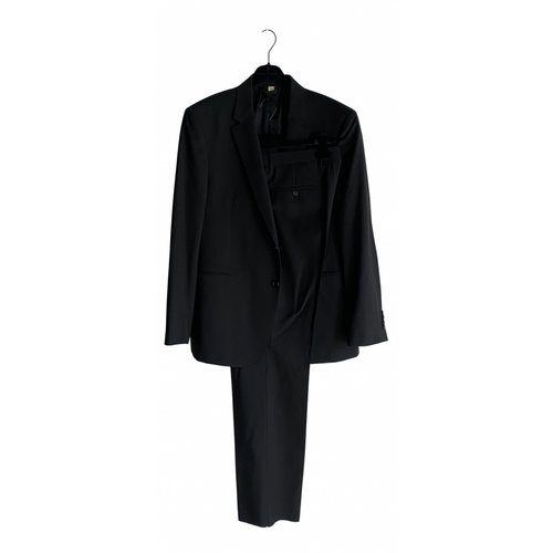 Pre-owned Burberry Wool Suit In Black