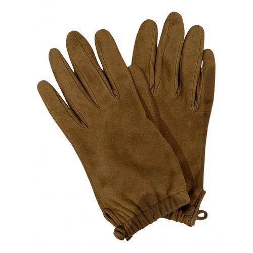 Pre-owned Prada Gloves In Camel