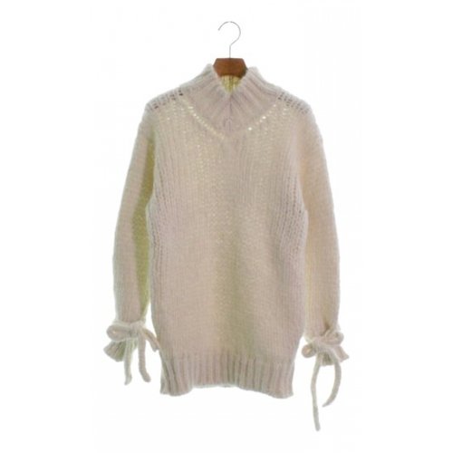 Pre-owned Maison Flaneur Wool Jumper In White