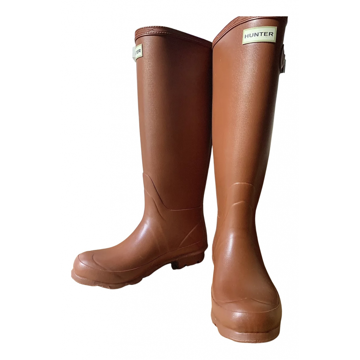Pre-owned Hunter Wellington Boots In 