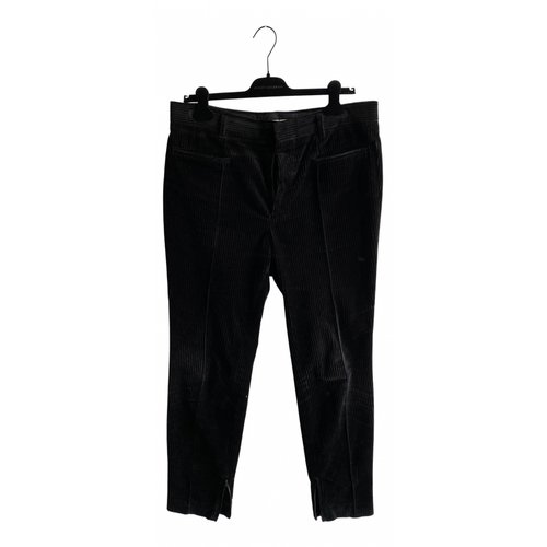Pre-owned Haider Ackermann Velvet Trousers In Black