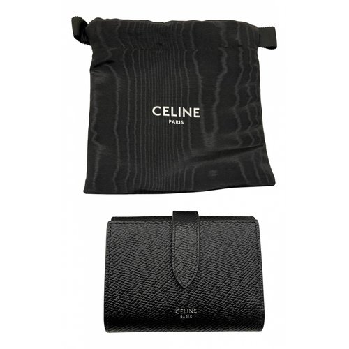Pre-owned Celine Leather Small Bag In Black