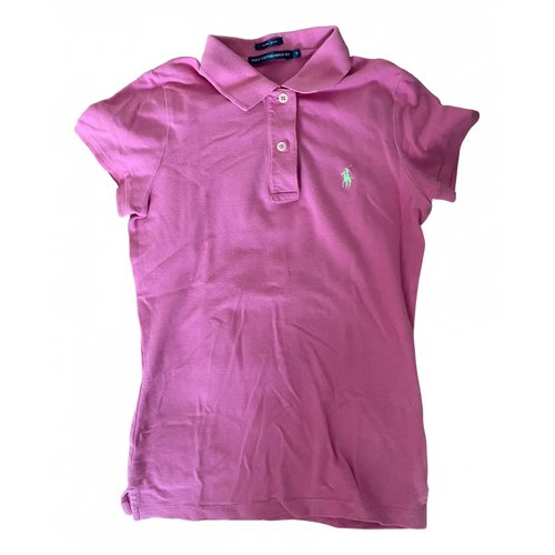Pre-owned Polo Ralph Lauren Polo Classique Manches Courtes Polo In Pink
