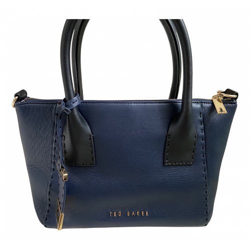 Pre-owned Ted Baker Leather Handbag In Blue