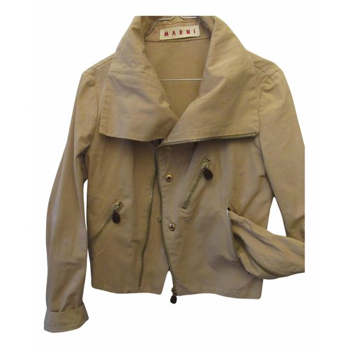 Pre-owned Marni Jacket In Camel