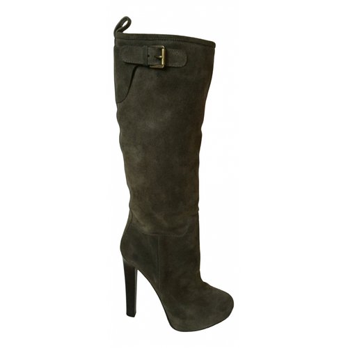 Pre-owned Dsquared2 Boots In Green
