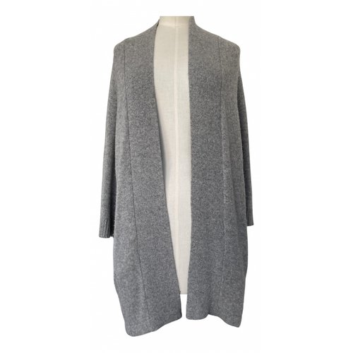 Pre-owned Zadig & Voltaire Fall Winter 2020 Cashmere Cardi Coat In Grey
