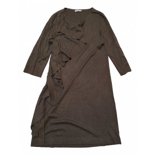 Pre-owned Marella Mid-length Dress In Brown