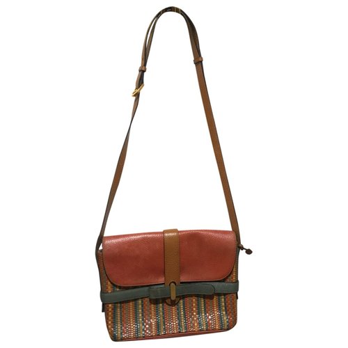 Pre-owned Delvaux Leather Crossbody Bag In Multicolour
