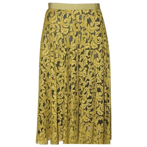 Pre-owned Roberto Collina Mid-length Skirt In Yellow