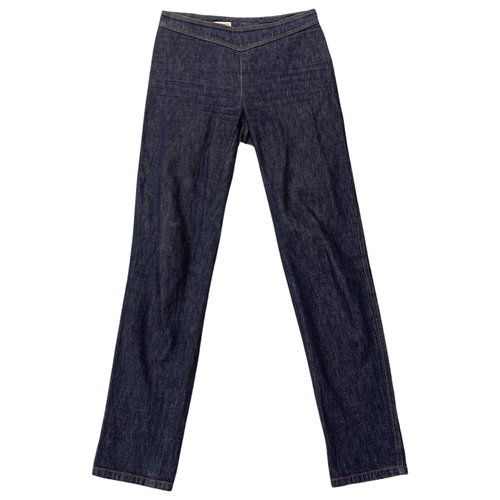 Pre-owned Dries Van Noten Slim Jeans In Blue