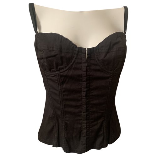 Pre-owned Just Cavalli Corset In Black