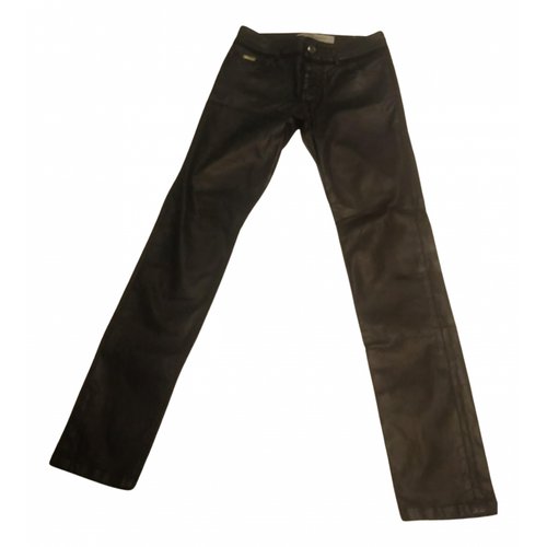 Pre-owned Blumarine Slim Pants In Black