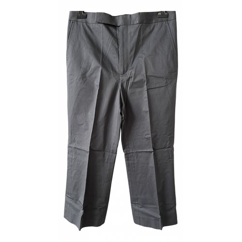 Pre-owned Celine Trousers In Grey