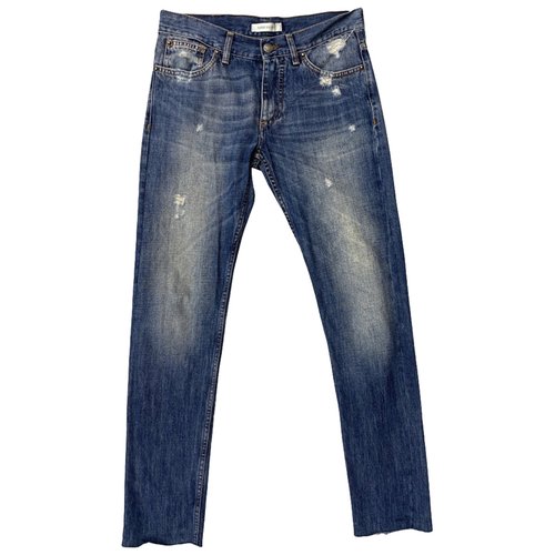 Pre-owned Pierre Balmain Straight Jeans In Blue