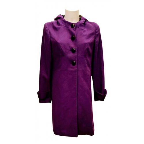 Pre-owned Steffen Schraut Wool Coat In Purple