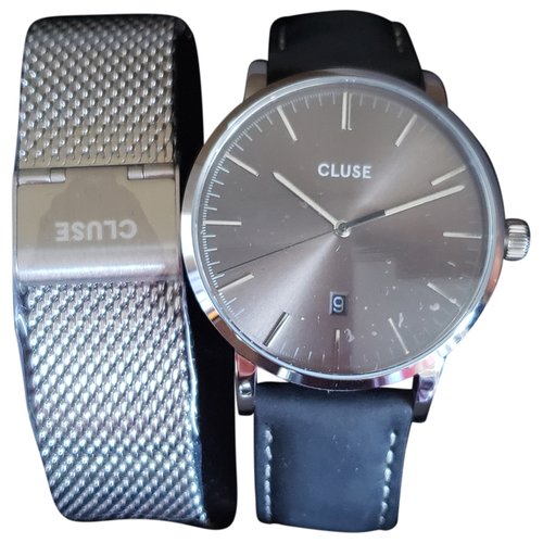 Pre-owned Cluse Watch In Silver