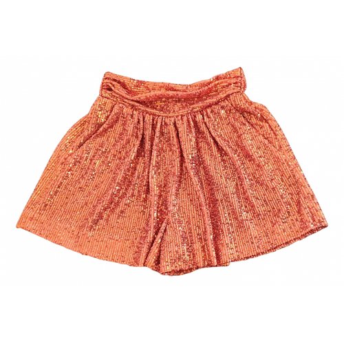 Pre-owned Aniye By Glitter Shorts In Orange
