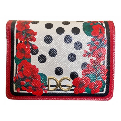 Pre-owned Dolce & Gabbana Leather Wallet In Multicolour