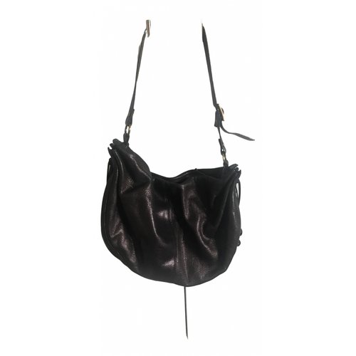Pre-owned Tanner Krolle Leather Crossbody Bag In Black